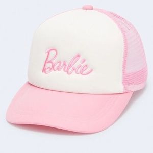 Barbie Pink Adjustable Foam Trucker Hat Brand New